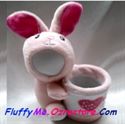 Picture of Pencil Holder Doll : Cute Pink Rabbit