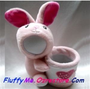 Picture of Pencil Holder Doll : Cute Pink Rabbit